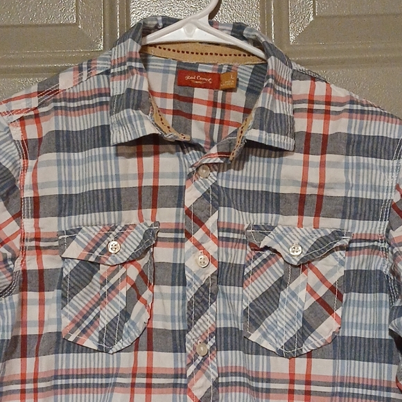 Red Camel Kids Button Down T-Shirt Size L - Picture 3 of 10